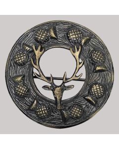 Antique Staghead Kilt Broch