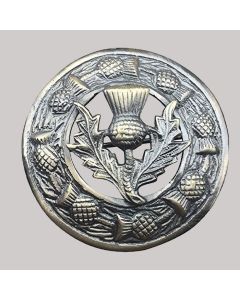 Antique Thistle Kilt Brooch