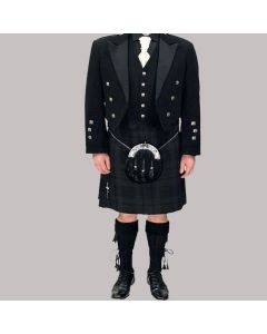 Black Modern Prince Charlie Outfit