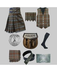 Fraser Weathered Tartan Kilt Deal for Men