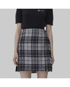 Grey Hamilton Tartan Kilt for Women