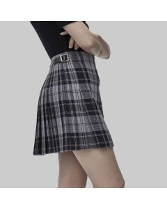Grey Hamilton Tartan Kilt for Women