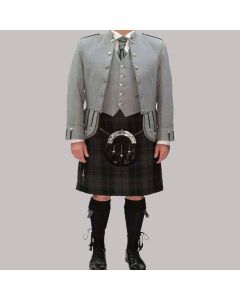 New Grey Watch Tartan Kilt Outfits for Men