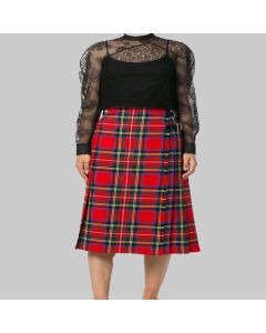 Royal Stewart Mini Kilted Skirt for Women