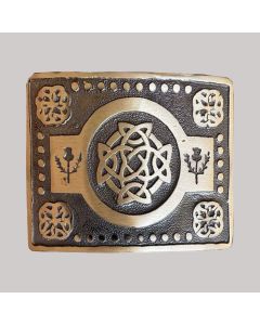 Scottish Kilt Antique Belt Buckle With Celtic Design