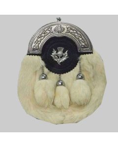 Yellow Rabbit Fur Sporran