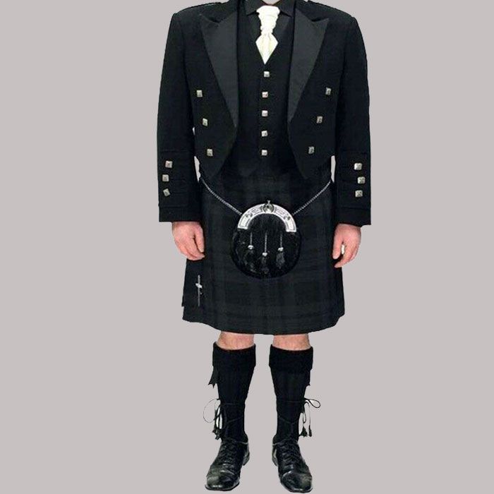 Black Modern Prince Charlie Outfit