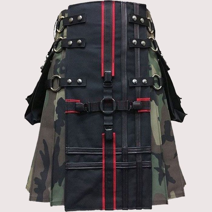 Camouflage Gothic Utility Kilt