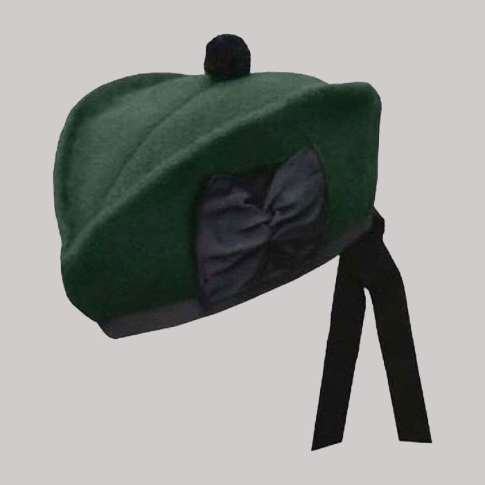 Dark Green Glengarry Hat for Men