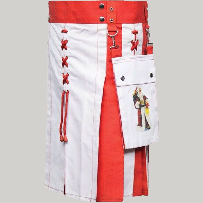 Fashion Hybrid Utility Kilt for Santa Claus for Men