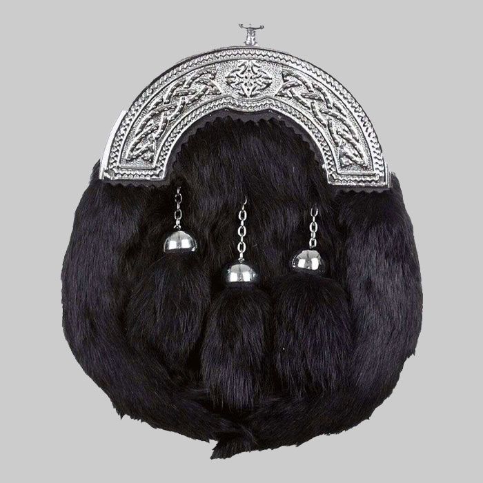Full Dress With Black Rabbit Fur Sporran