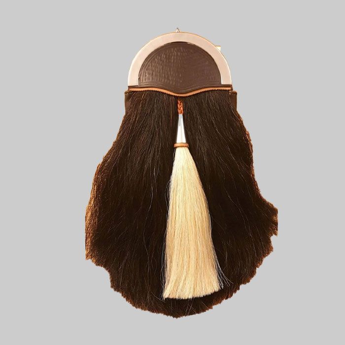 Horsehair Sporran With Highlander Egypt Cantle