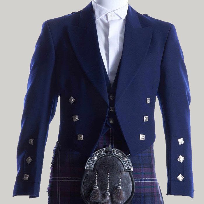 Navy Blue Prince Charlie Jacket