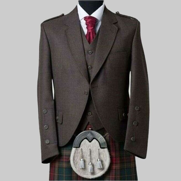 New Scotland Tweed Argyll Kilt Outfit
