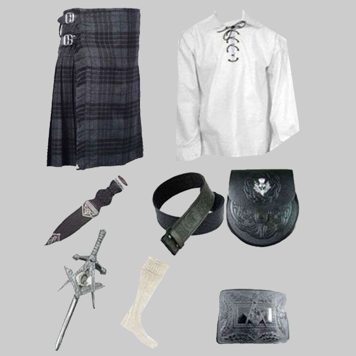 Night Watch Tartan Kilt & With White Shirt Deal