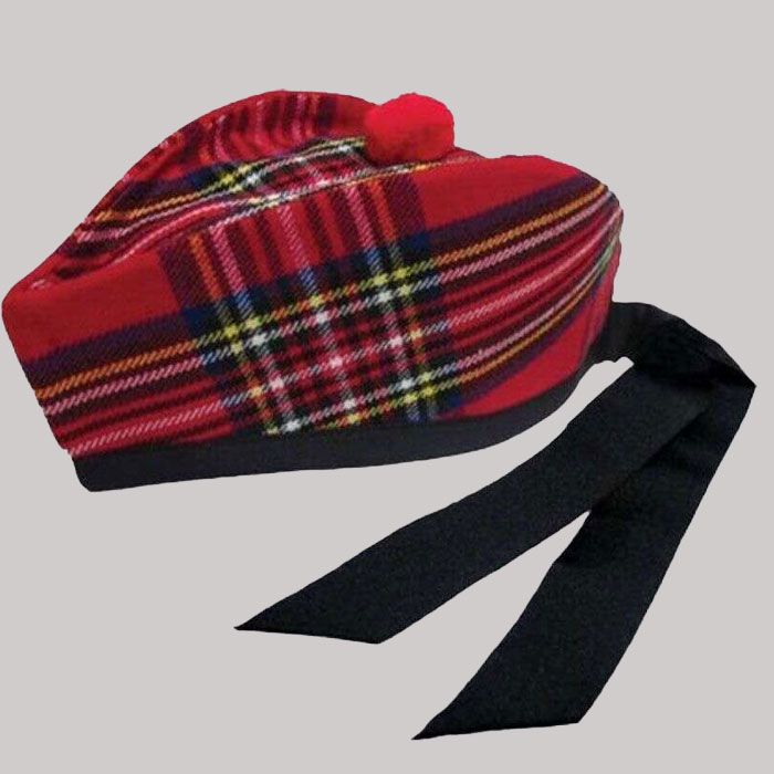 Royal Stewart Tartan Scottish Hat