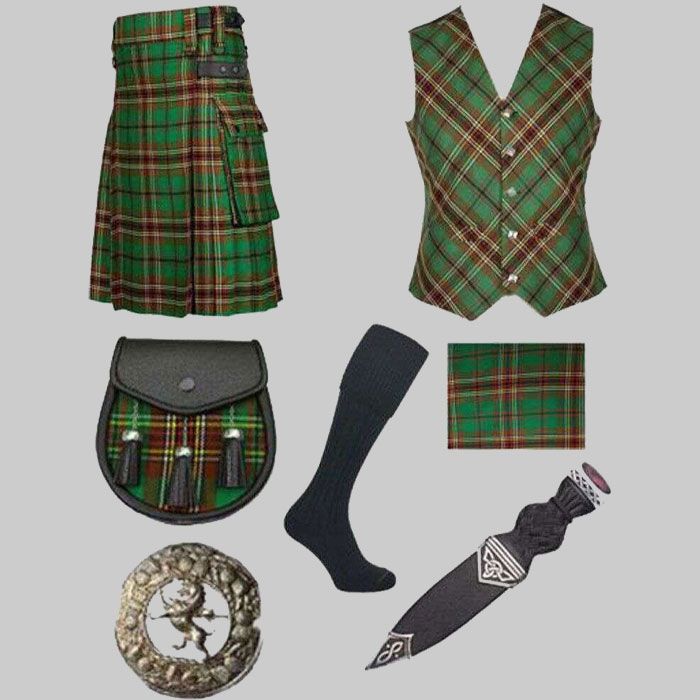 Tara Murphy Tartan Utility Kilt & With Accessories Deal